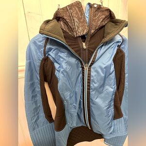 Lululemon running jacket with removable dickie